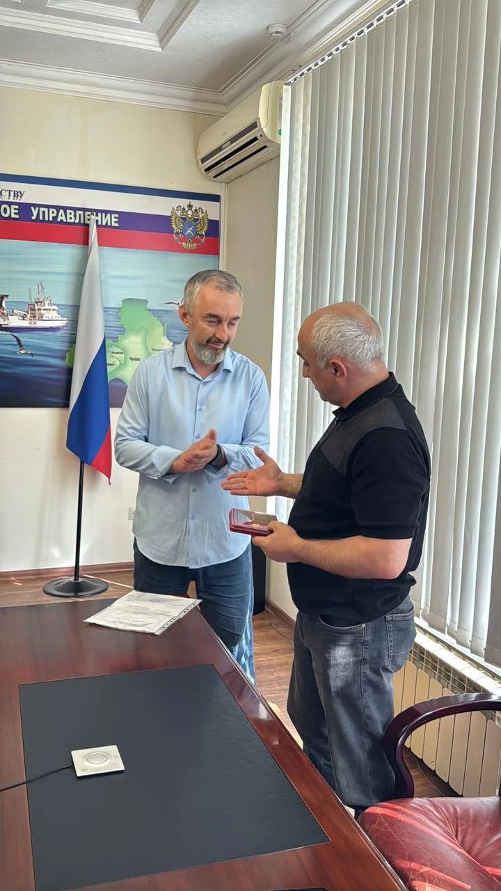Руководитель Северо-Кавказского ТУ Росрыболовства награжден медалью «За развитие рыбного хозяйства России»